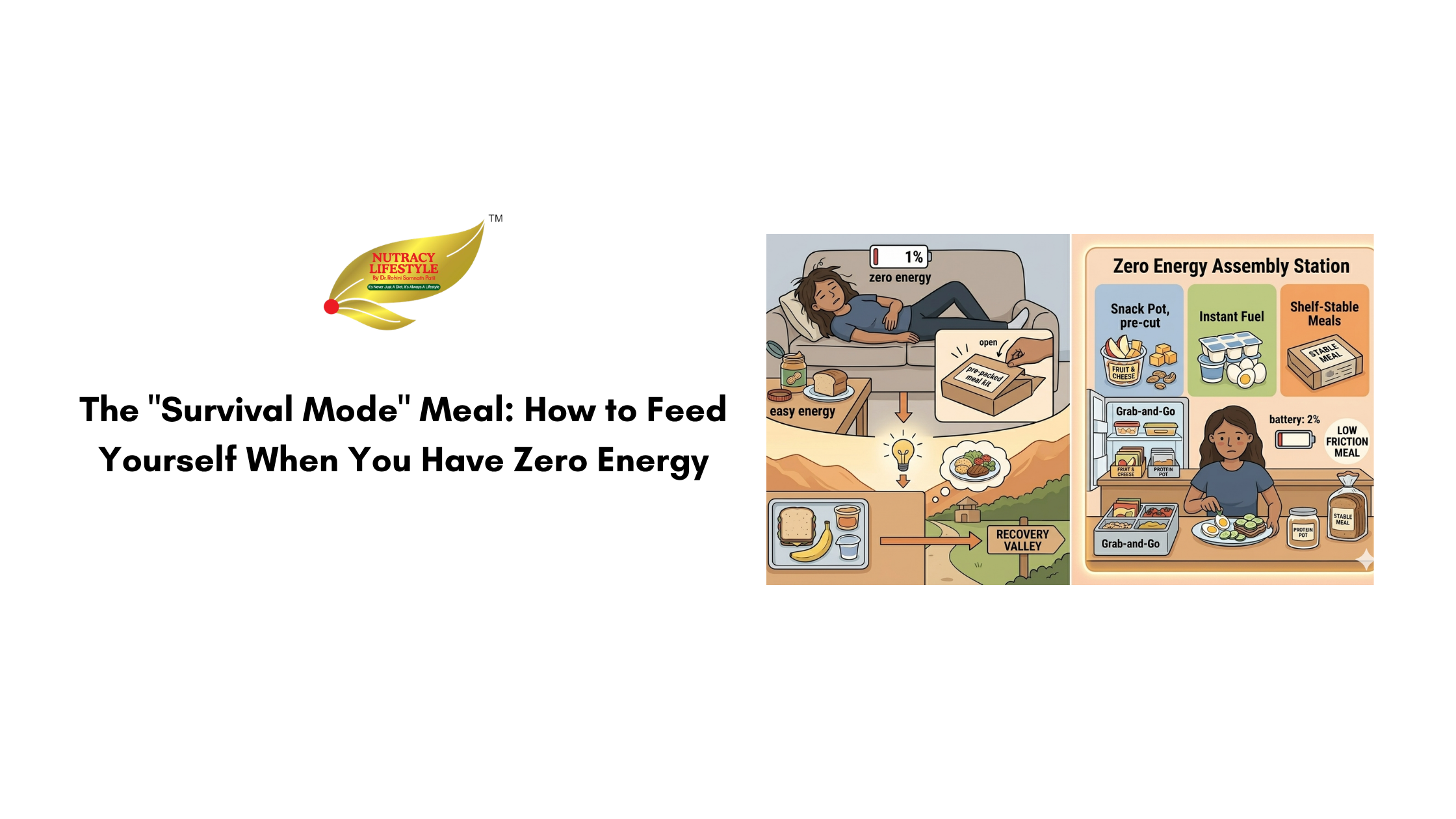 The "Survival Mode" Meal: How to Feed Yourself When You Have Zero Energy