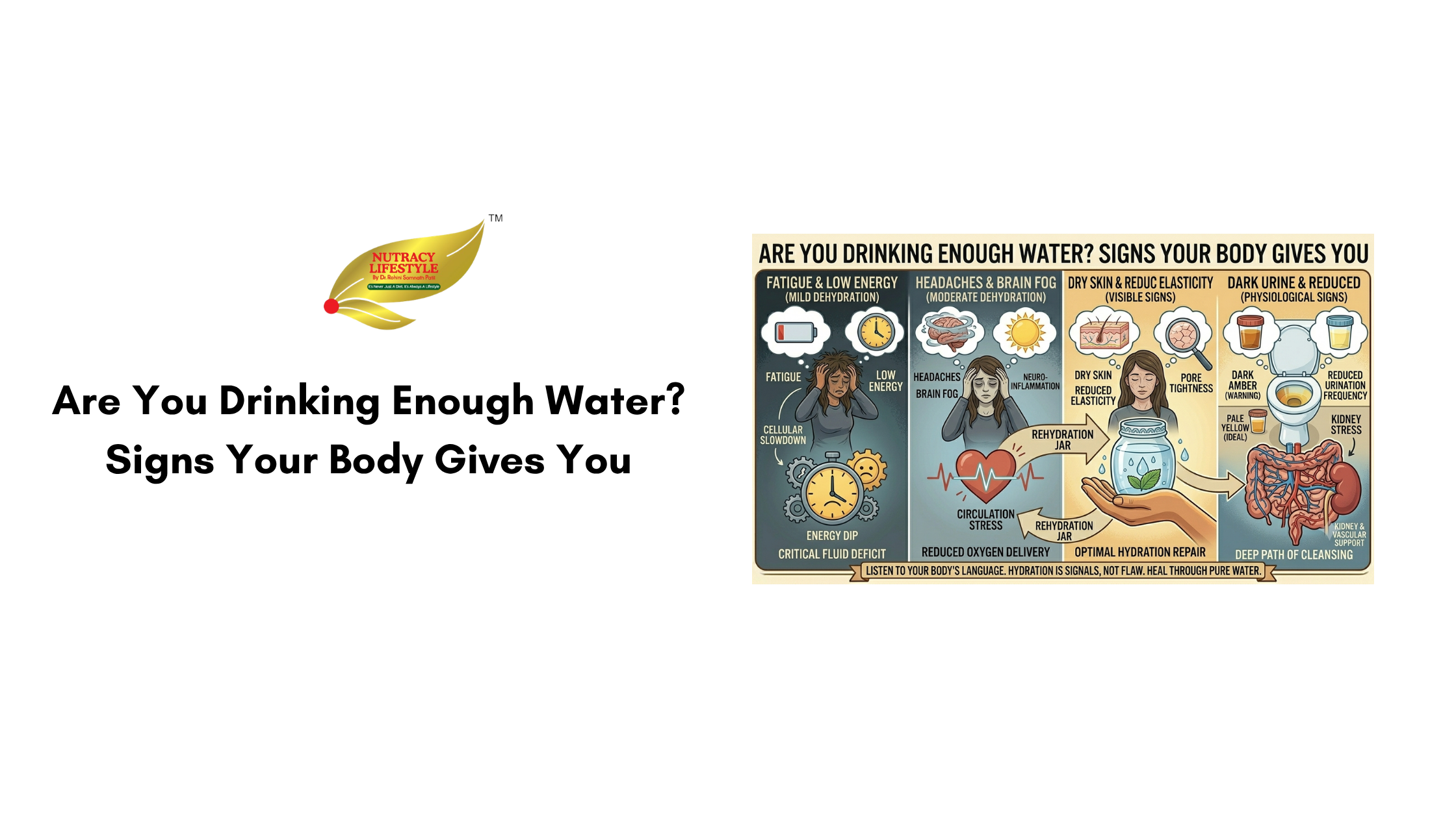 Are You Drinking Enough Water? Signs Your Body Gives You