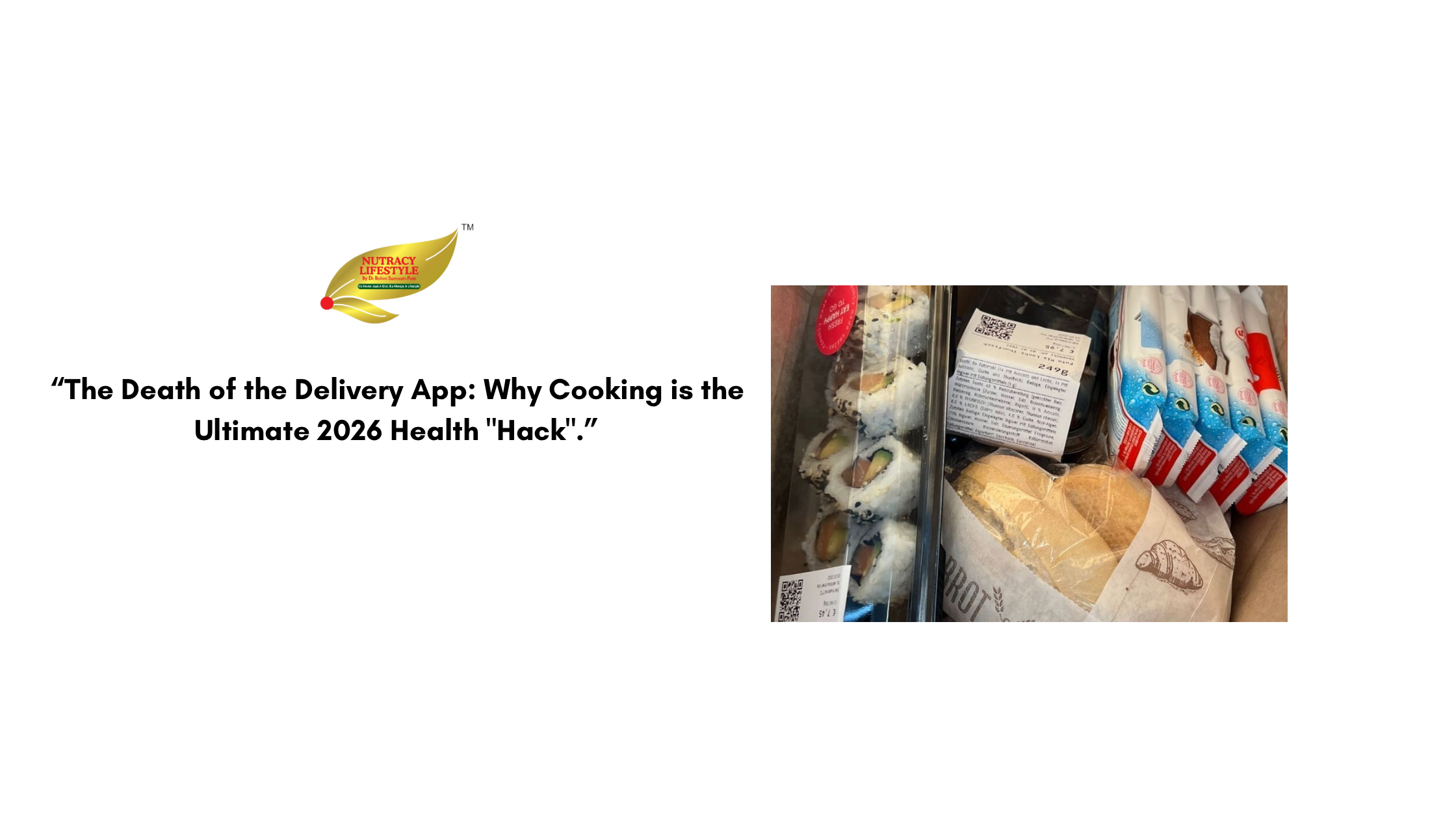 The Death of the Delivery App: Why Cooking is the Ultimate 2026 Health "Hack"