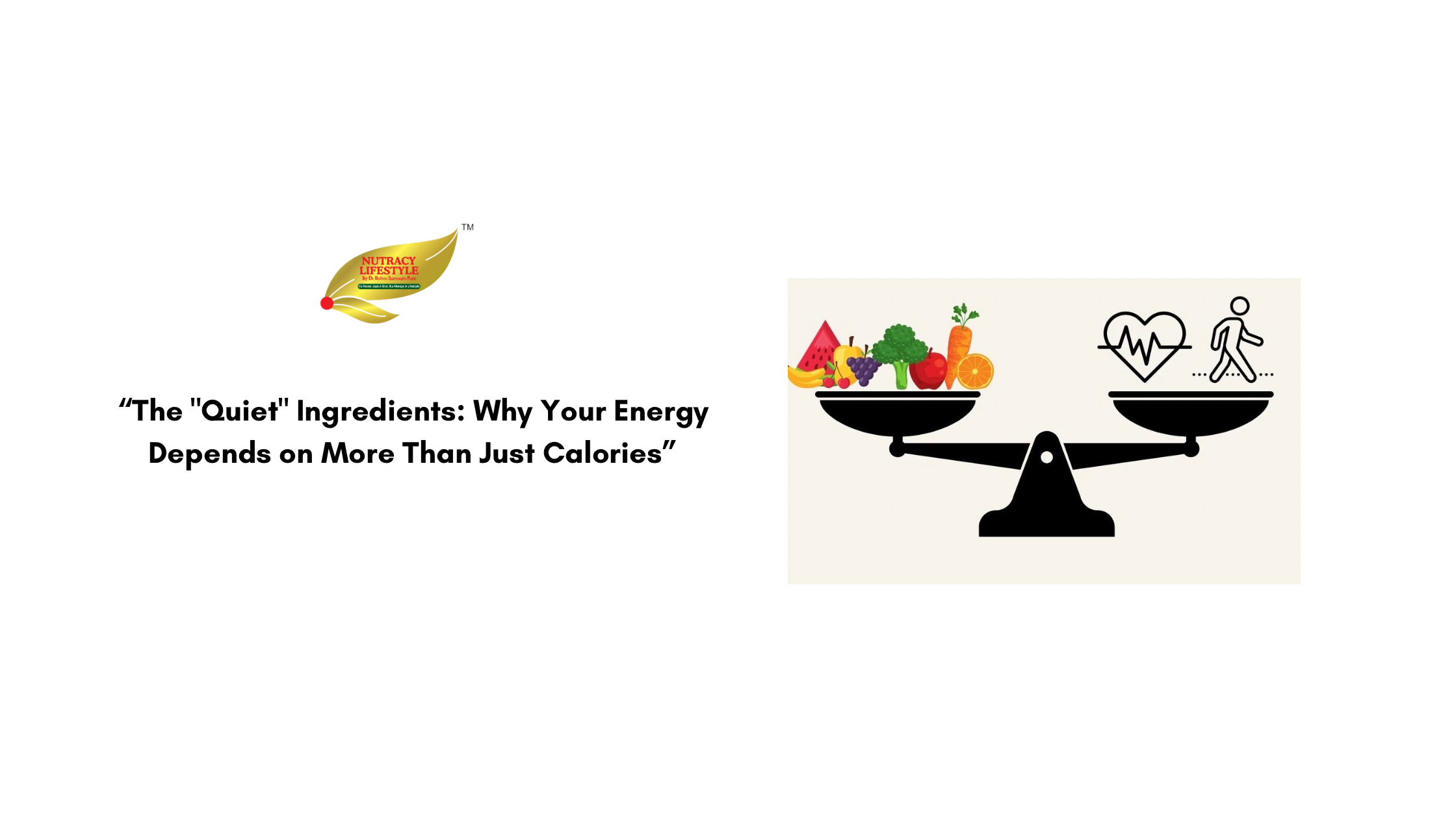 The "Quiet" Ingredients: Why Your Energy Depends on More Than Just Calories