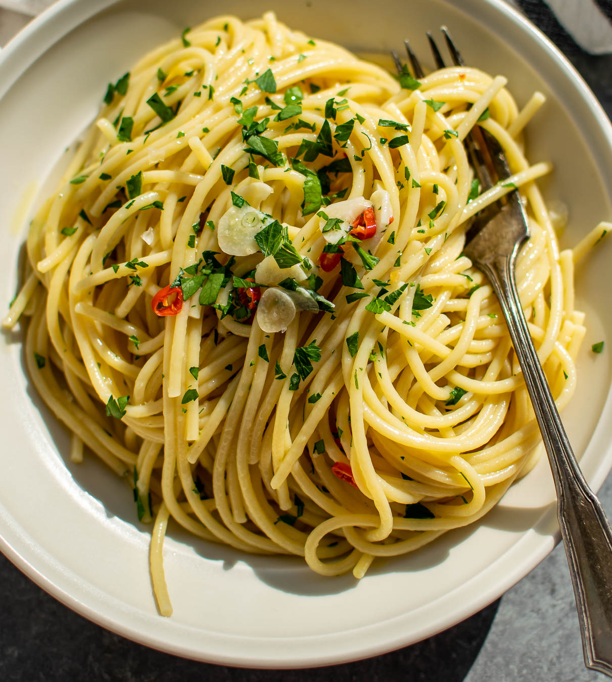 GLUTEN FREE- AGLIO OLIO PASTA