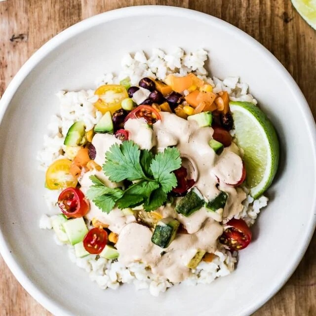 Fresh Coconut Burrito Bowl