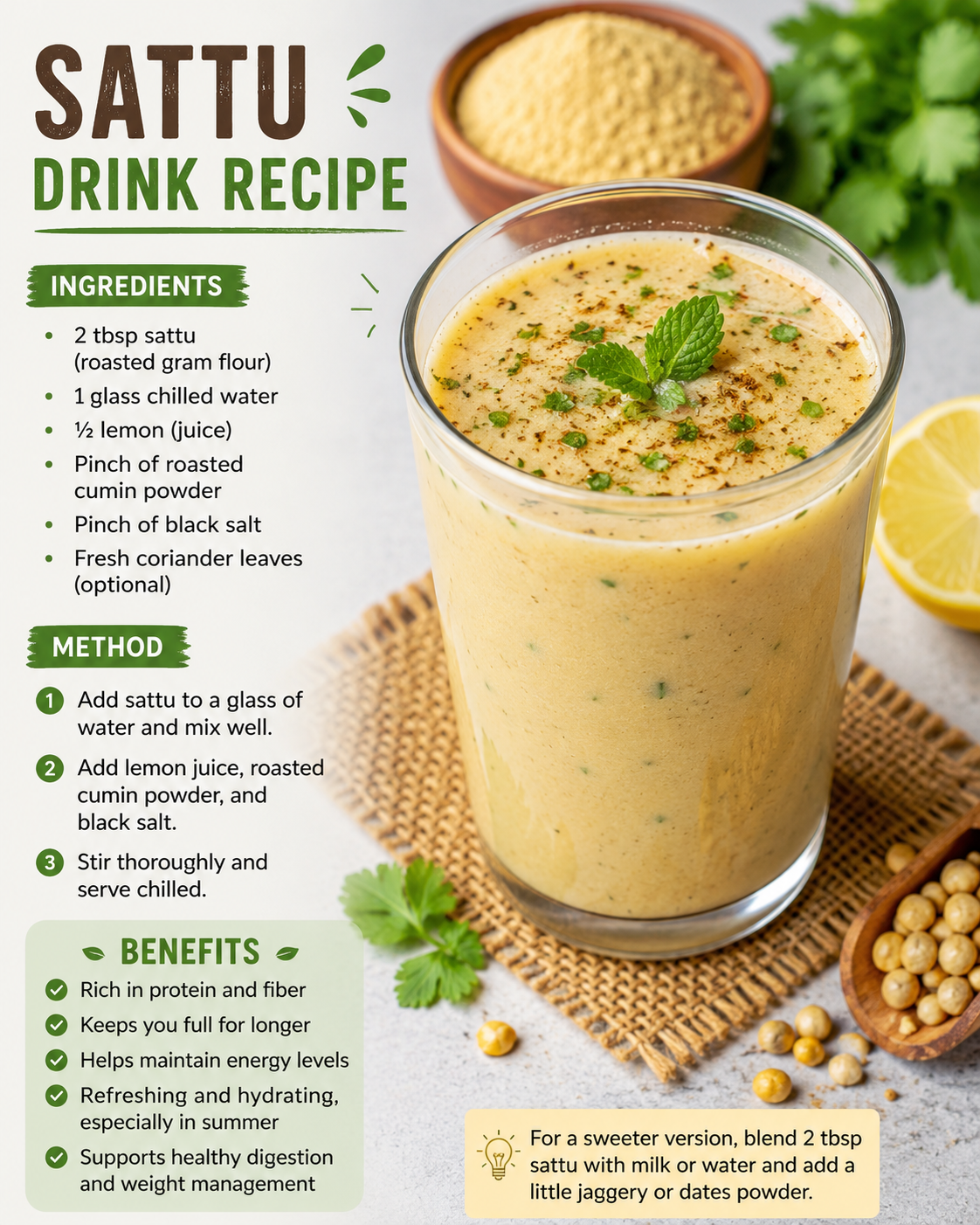 Sattu drink