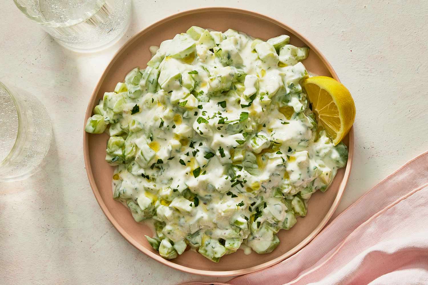 Hung Curd Cucumber Salad