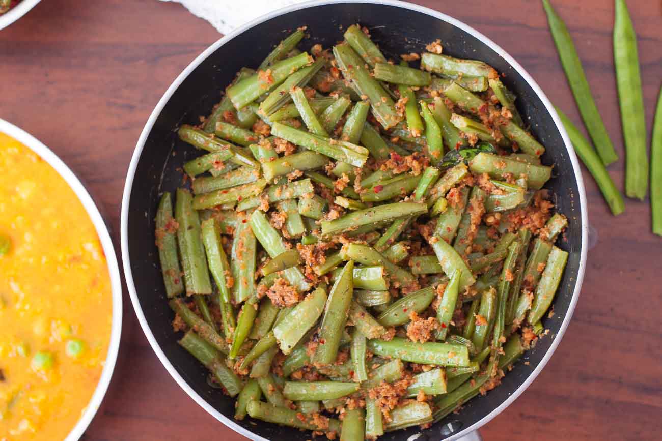 gorikayi palya- cluster beans