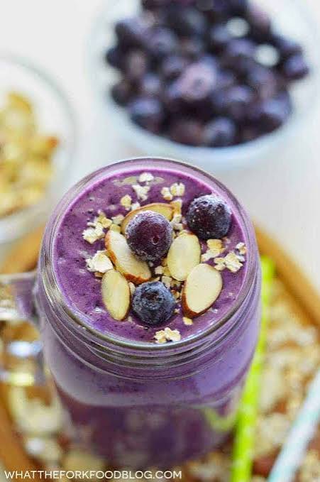 Blueberry Oats Snoothie