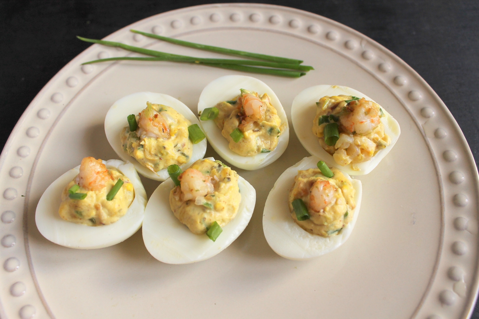 shrimp deviled eggs