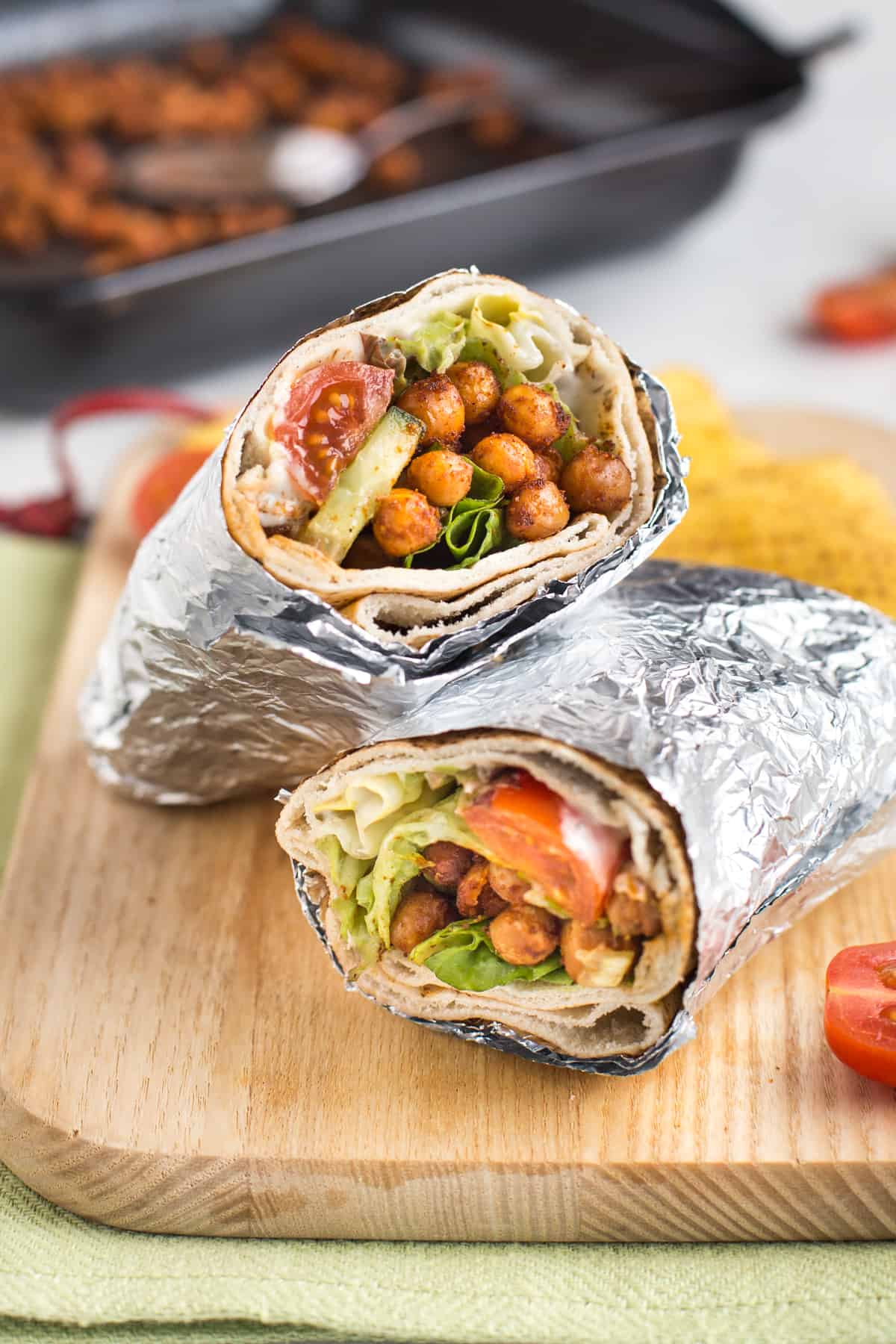 chana wrap ( chickpeas wrap)