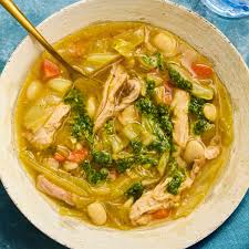 chicken cabbage white bean soup