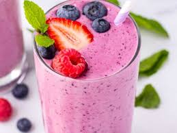 mix berries smoothie