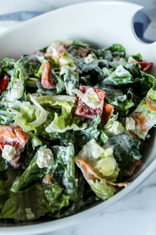 Green Salad with Low Fat Dressing