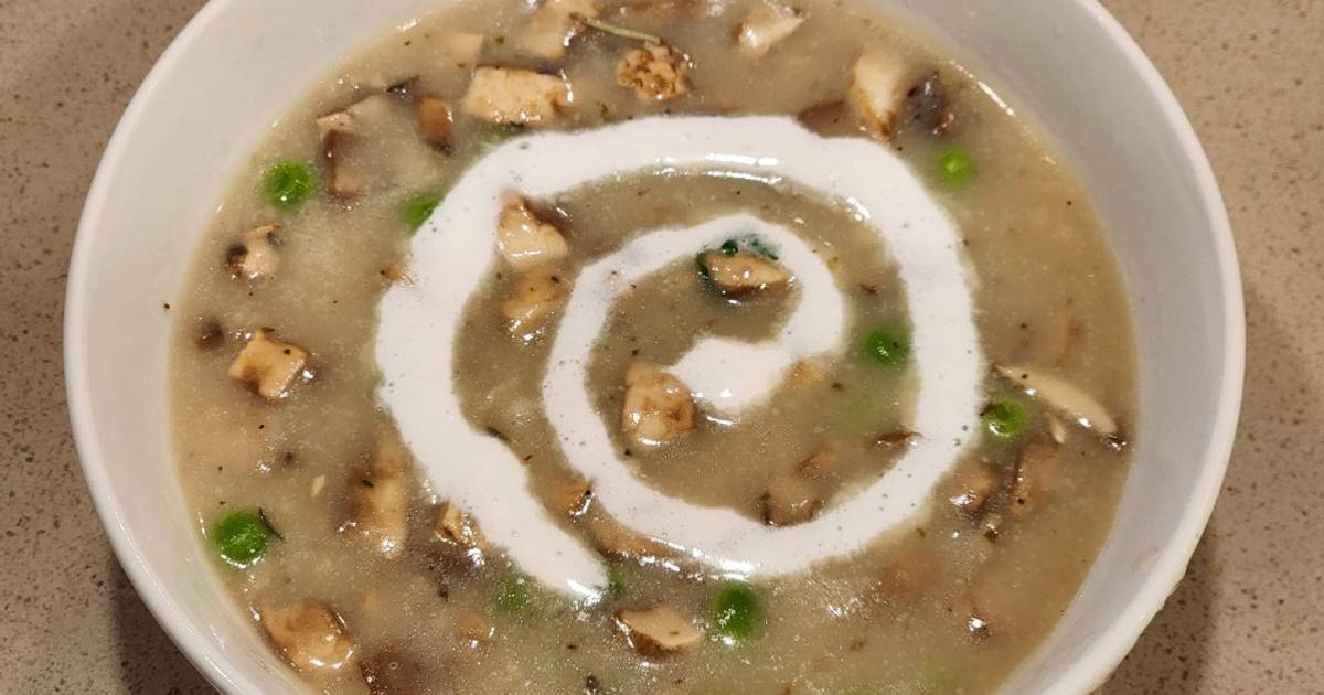 Mushroom Pea Soup