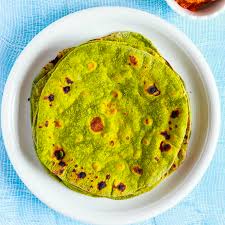 Spinach/palak roti