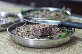Non fermented Ragi rava dhokla