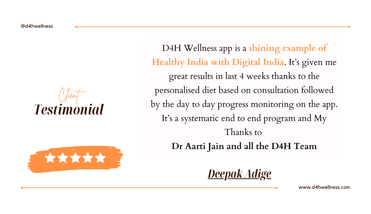 Diet4health | Testimonials