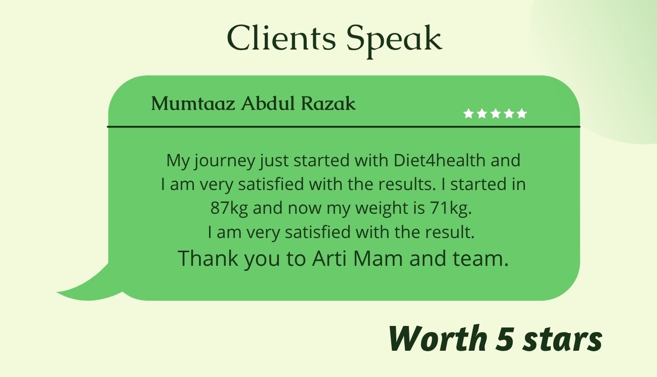 Diet4health | Testimonials