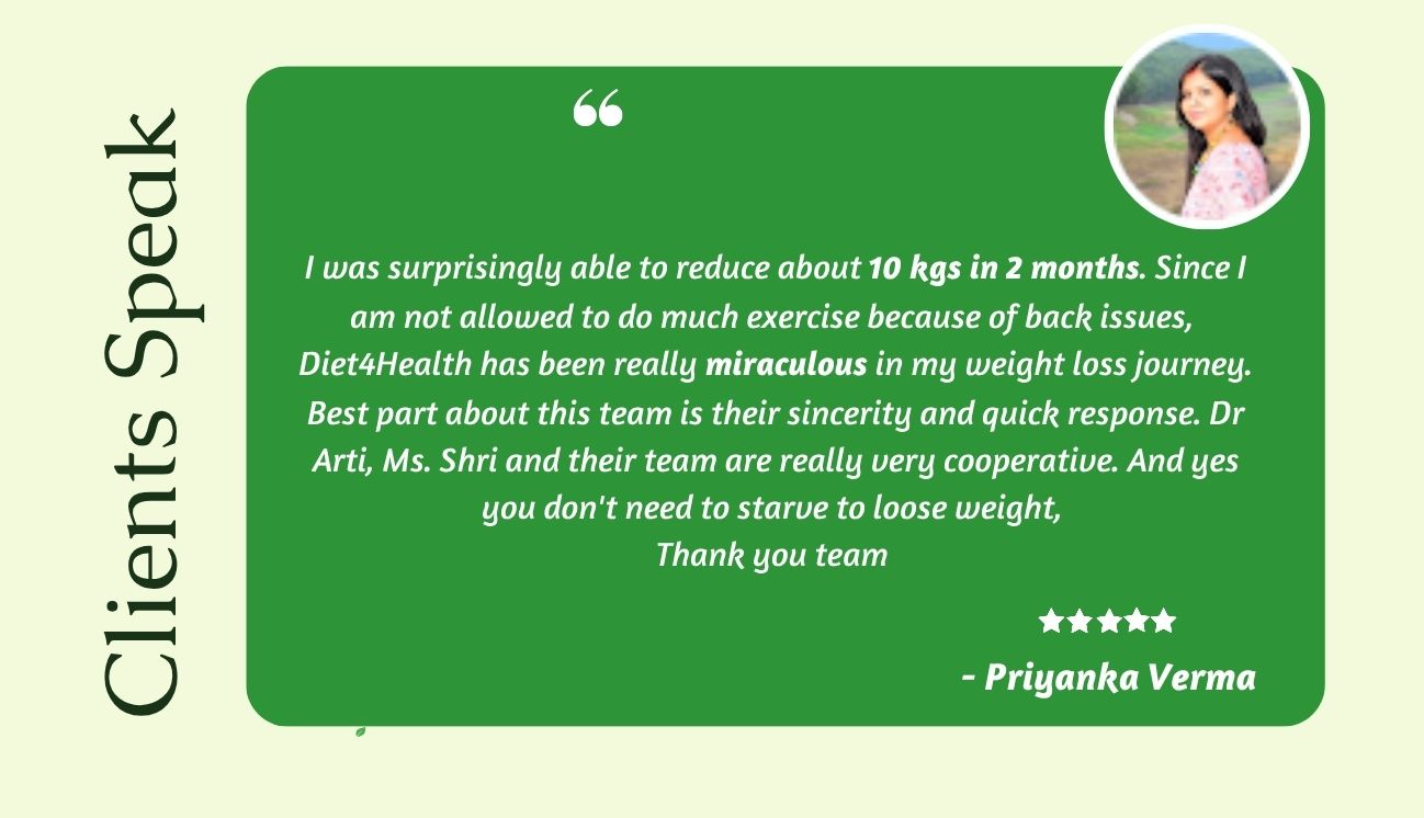 Diet4health | Testimonials