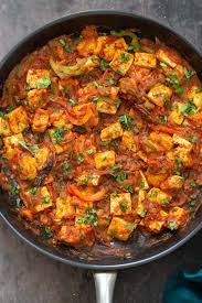 Capsicum Tofu Onion Sabzi