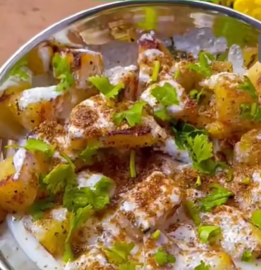 SWEET POTATO DAHI CHAAT