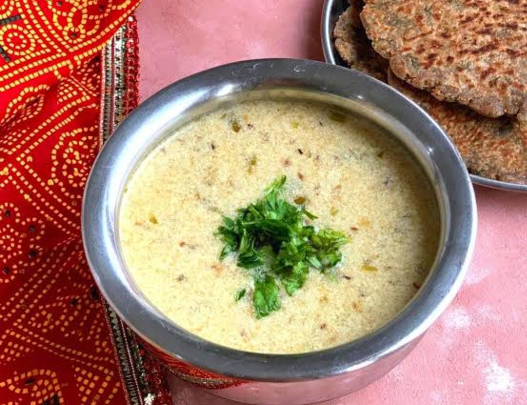 Rajgira (Amaranth)  Kadhi - (fasting)