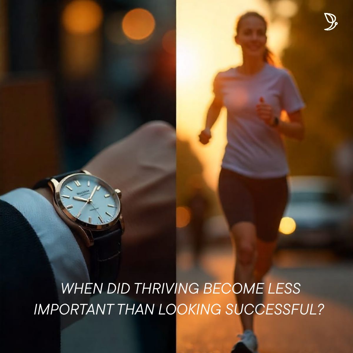 “What if the ultimate status symbol was simply… feeling well?”