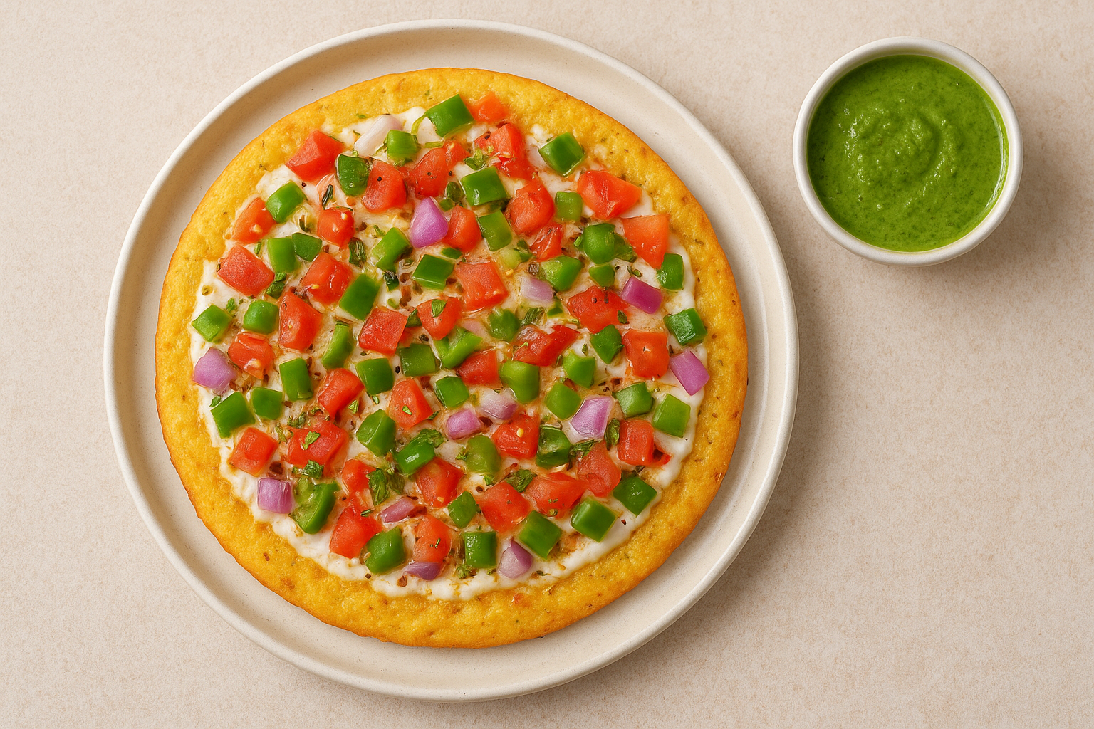 Moong Dal Pizza