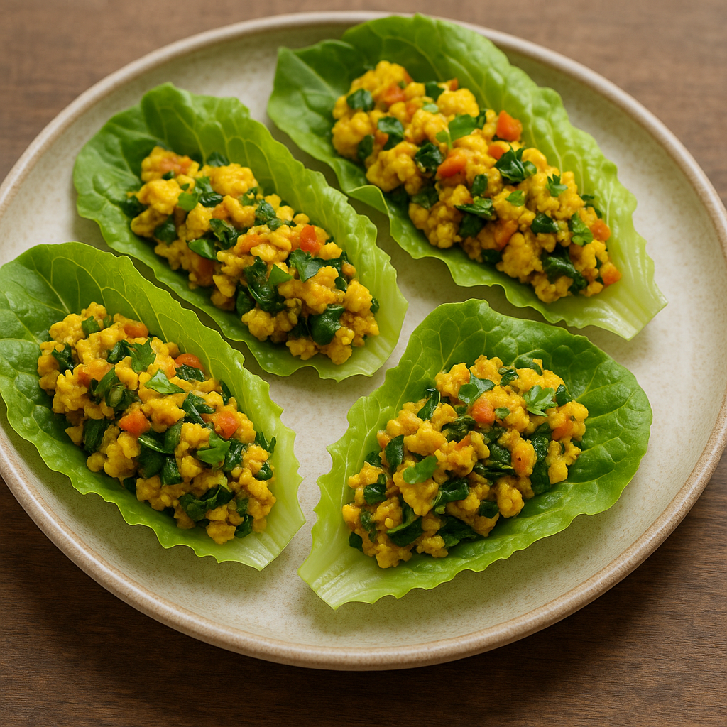 Egg Lettuce Wrap