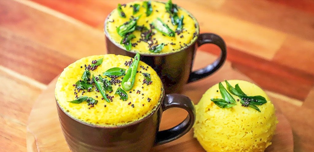 Microwave Mug Dhokla