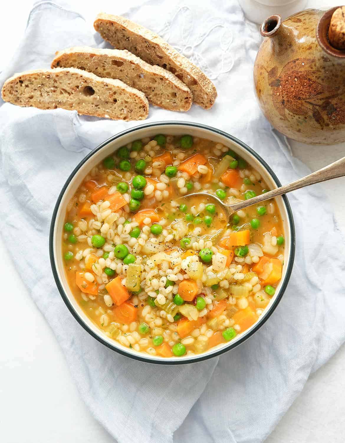 Mixed Sprouts & Barley Soup