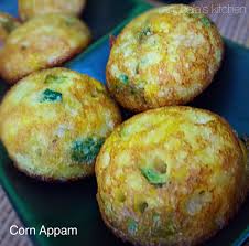 SWEET CORN TOFU TIKKI IN APPAM PAN