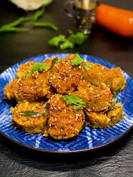 ZUCCHINI AND JOWAR FLOUR STEAMED MUTHIYA