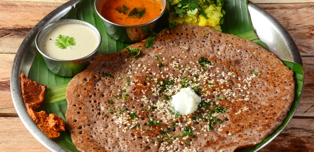 Ragi and Flaxseeds Dosa Recipe