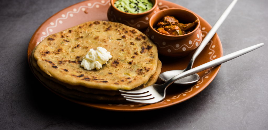 Whole Grain Bajra and flaxseed roti