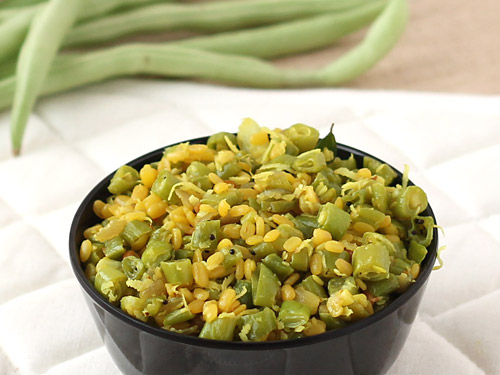 MOONG DAL BEANS PORIYAL