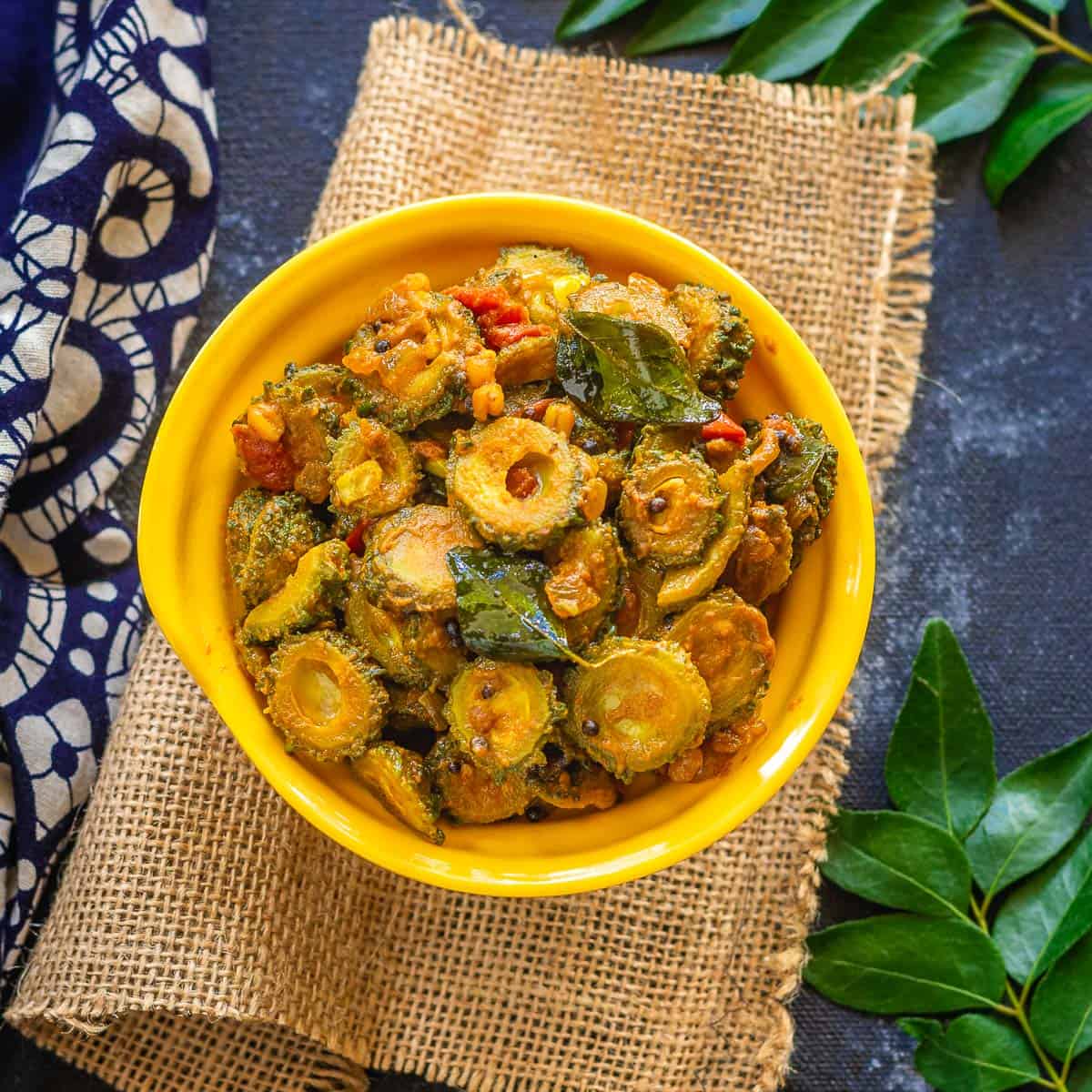 BITTER GOURD PORIYAL