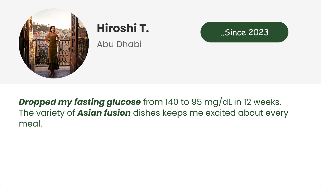 Freshly Meals  | Testimonials