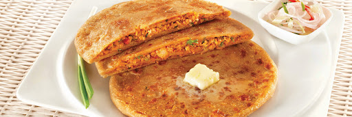 Soya Chunk Stuffed Paratha