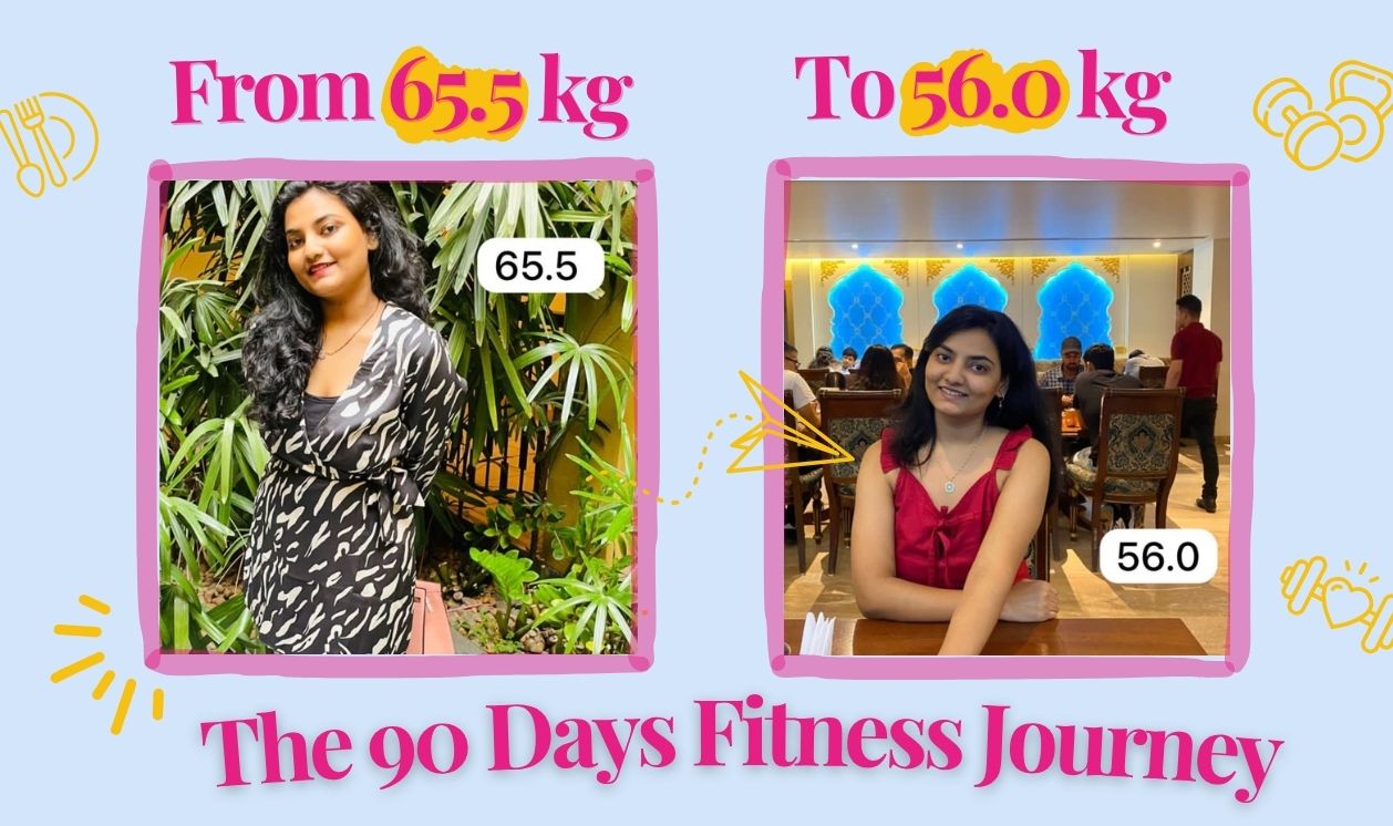 From 65.5 kg to 56.0 kg -The 90-Day Fitness Journey