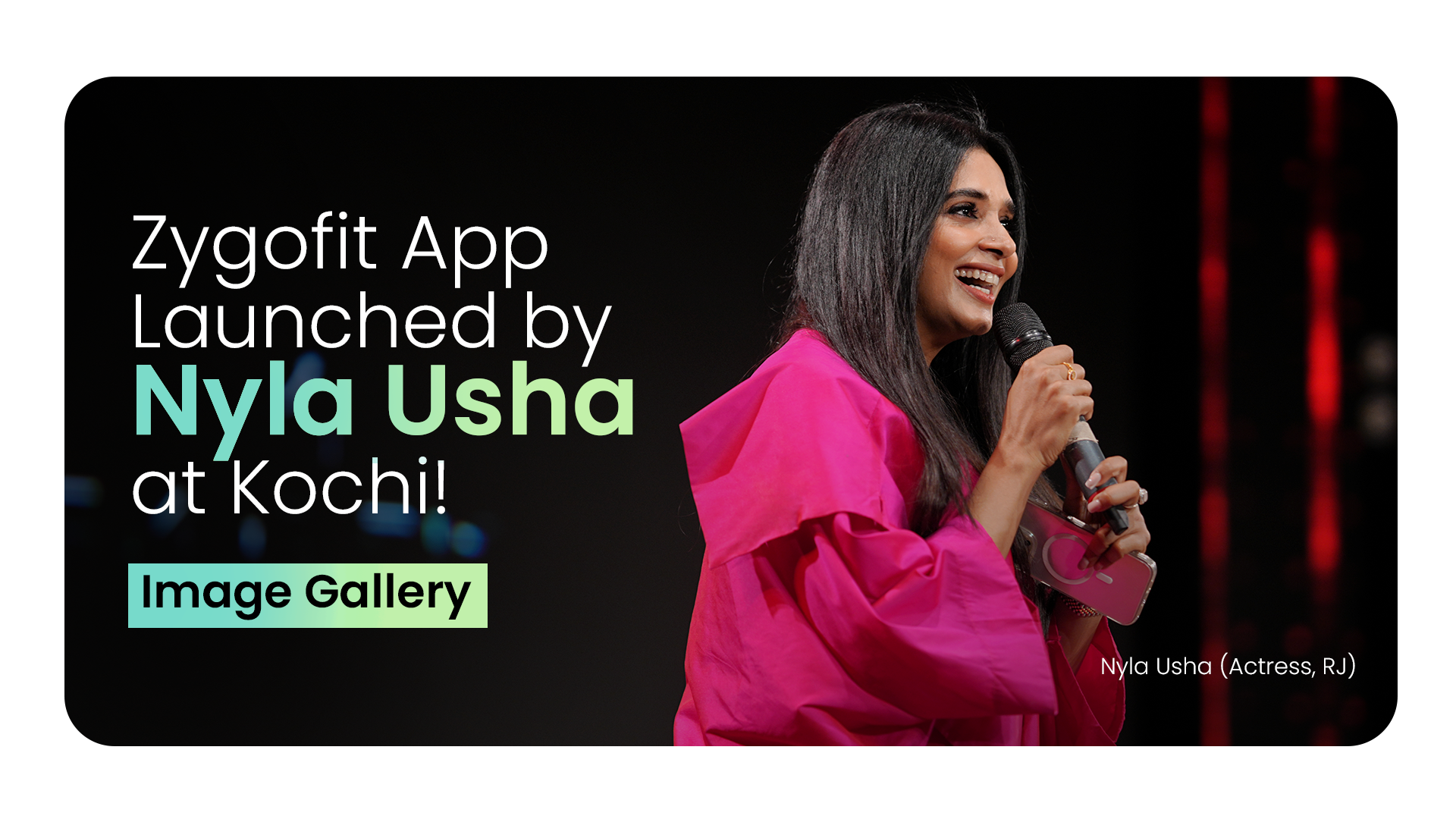 Nyla Usha just launched the Zygofit App